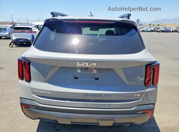 5XYRHDJF4RG255705 2024 KIA SORENTO Gray უკანა ხედი