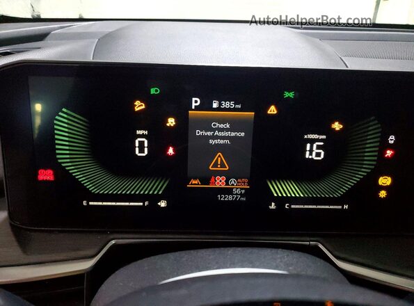 5XYRHDJF5RG266129 2024 KIA SORENTO Gray ხელსაწყოთა პანელის ხედი