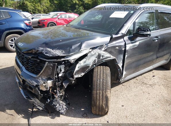 5XYRHDJF5SG375910 2025 KIA SORENTO Серый Вид спереди