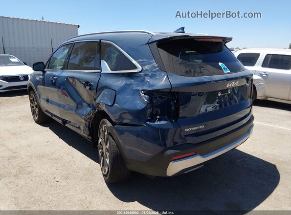 5XYRHDJF9TG422423 2026 KIA SORENTO Blue Trasero izquierdo