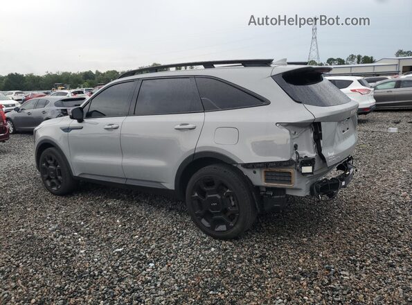 5XYRHDJFXRG272217 2024 KIA SORENTO Silver უკანა მარცხენა
