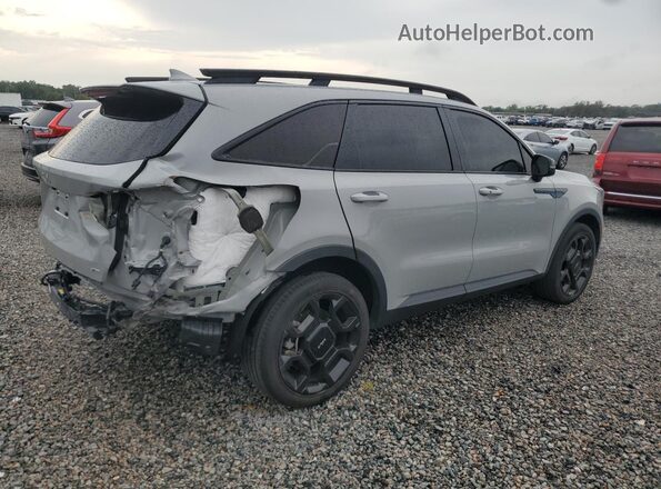 5XYRHDJFXRG272217 2024 KIA SORENTO Silver უკანა მარჯვენა