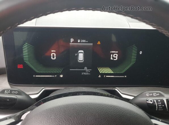 5XYRHDJFXRG272217 2024 KIA SORENTO Silver ხელსაწყოთა პანელის ხედი