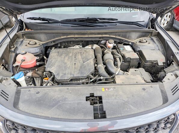 5XYRHDLF0PG165414 2023 KIA SORENTO Gray Widok komory silnika