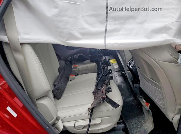 5XYRHDLF0PG225031 2023 KIA SORENTO Бордовый Вид задней части салона