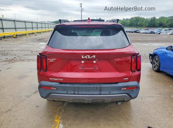 5XYRHDLF0PG225031 2023 KIA SORENTO Бордовый Вид сзади