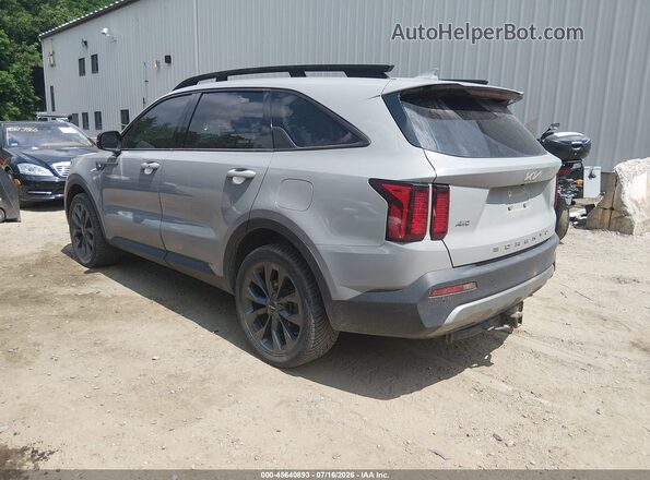 5XYRHDLF1NG129227 2022 KIA SORENTO Light Blue Задня ліва чверть
