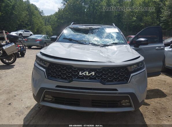 5XYRHDLF1NG129227 2022 KIA SORENTO Light Blue Вид спереду