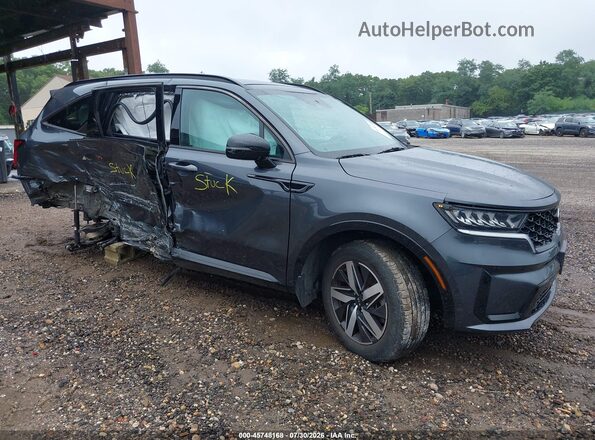 5XYRHDLF3MG025269 2021 KIA SORENTO Gray Vista frontal