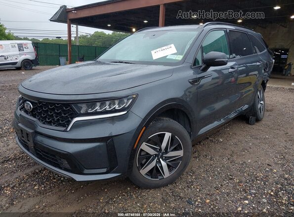 5XYRHDLF3MG025269 2021 KIA SORENTO Gray Vista tres cuartos delantera izquierda