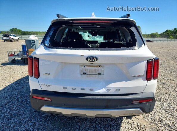 5XYRHDLF3MG063360 2021 KIA SORENTO White უკანა ხედი