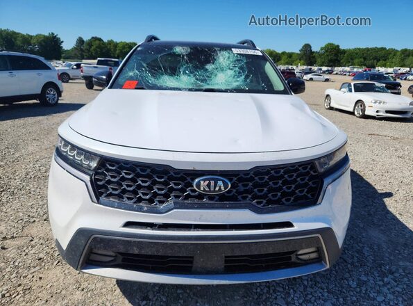 5XYRHDLF3MG063360 2021 KIA SORENTO White წინა ხედი