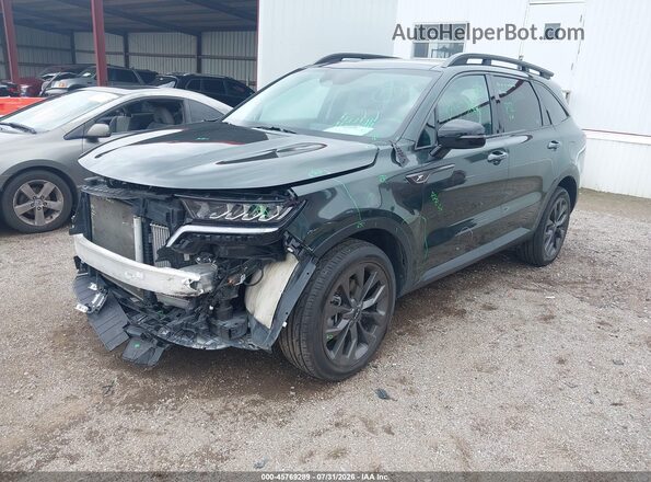 5XYRHDLF3PG209664 2023 KIA SORENTO Gray Առջևի ձախ երեք քառորդ տեսարան