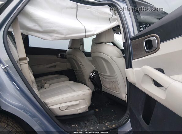 5XYRHDLF4MG064811 2021 KIA SORENTO Blue VIN კოდის სტიკერის ხედი