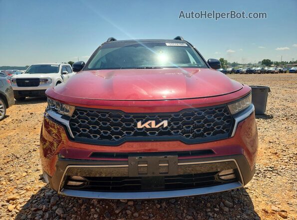 5XYRHDLF5NG094000 2022 KIA SORENTO Burgundy Front view