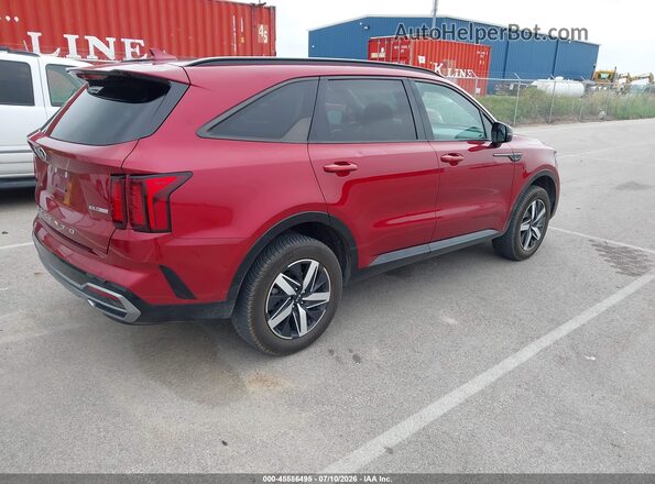 5XYRHDLF7MG032791 2021 KIA SORENTO Red Rear right