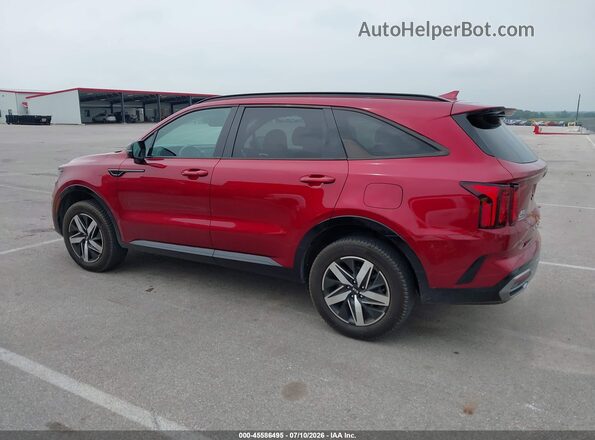 5XYRHDLF7MG032791 2021 KIA SORENTO Red 360 interior view