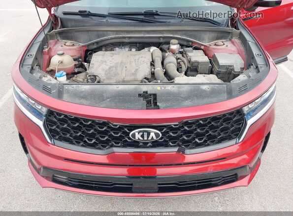 5XYRHDLF7MG032791 2021 KIA SORENTO Red Rear view