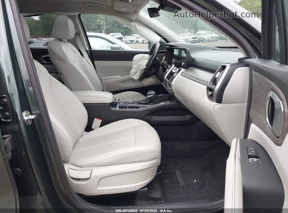 5XYRHDLF8NG131122 2022 KIA SORENTO Green Вид салону спереду