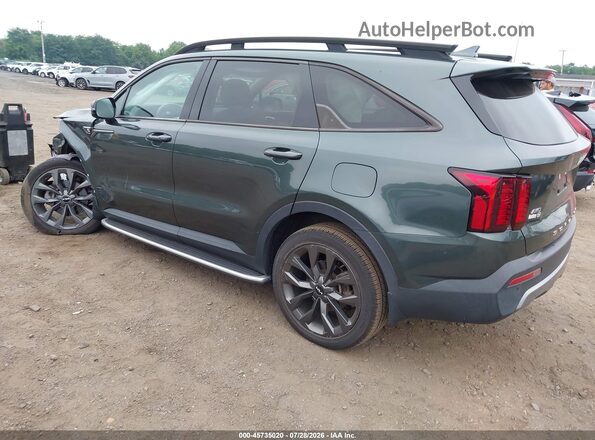 5XYRHDLF8NG131122 2022 KIA SORENTO Green Задня ліва чверть