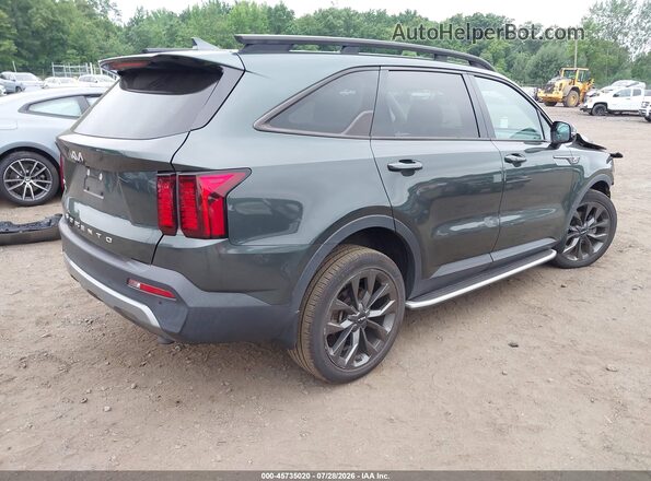 5XYRHDLF8NG131122 2022 KIA SORENTO Green Задня права чверть