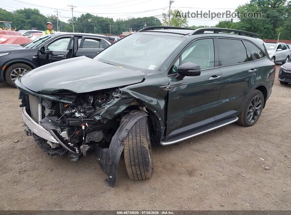 5XYRHDLF8NG131122 2022 KIA SORENTO Green Передня ліва чверть