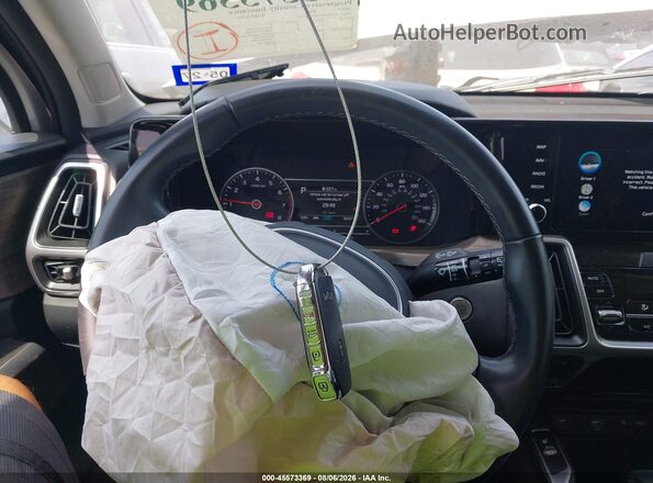 5XYRHDLF9PG207241 2023 KIA SORENTO Gray Widok deski rozdzielczej