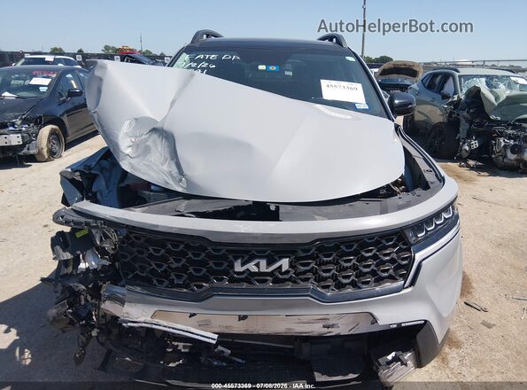 5XYRHDLF9PG207241 2023 KIA SORENTO Gray Widok z przodu