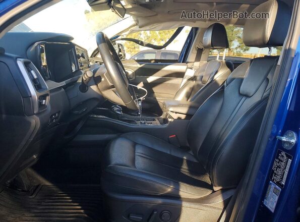 5XYRHDLFXMG057961 2021 KIA SORENTO Blue Widok wnętrza z przodu