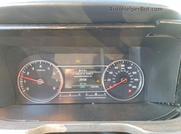 5XYRHDLFXMG057961 2021 KIA SORENTO Blue Widok zestawu wskaźników