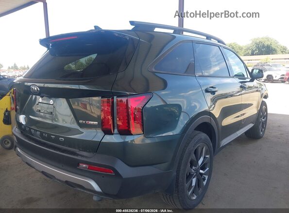 5XYRHDLFXMG073626 2021 KIA SORENTO Green Հետևի աջ