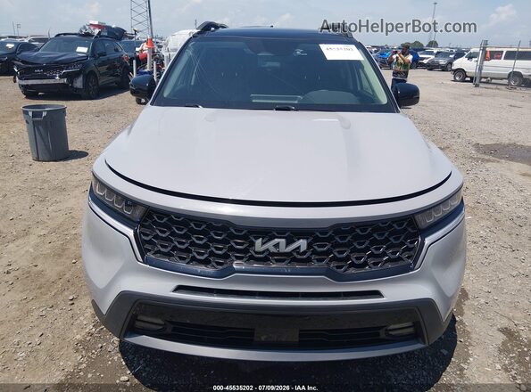 5XYRHDLFXPG168224 2023 KIA SORENTO Gray Widok zestawu wskaźników