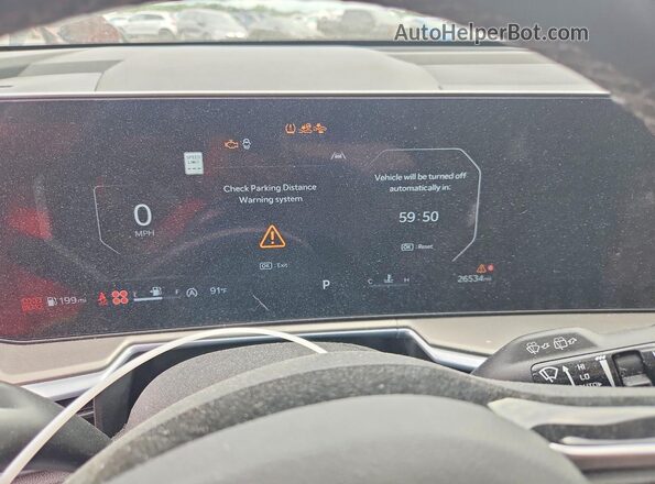 5XYRK4JF2RG253629 2024 KIA SORENTO White Вид щитка приладів