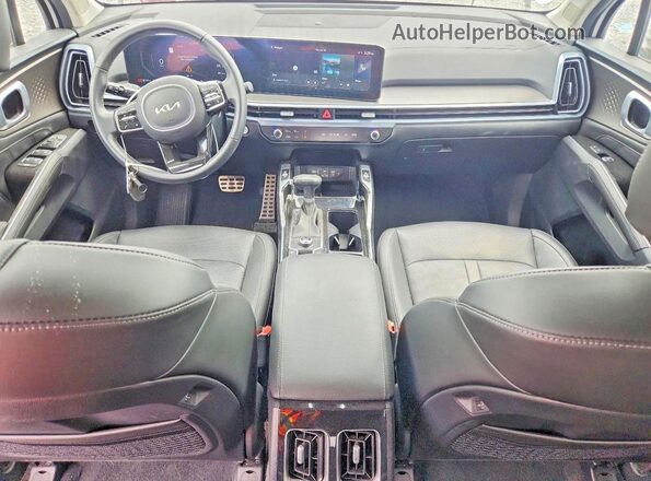 5XYRK4JF2RG253629 2024 KIA SORENTO White Вид панелі приладів