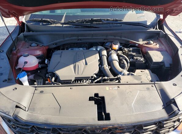 5XYRK4JFXSG315719 2025 KIA SORENTO Maroon Շարժիչի բաժամունքի տեսք