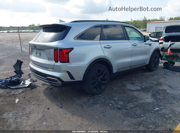 5XYRK4LF0MG032939 2021 KIA SORENTO Silver Հետևի աջ