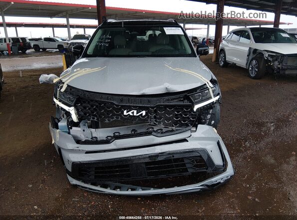 5XYRK4LF0NG134856 2022 KIA SORENTO Gray Front view