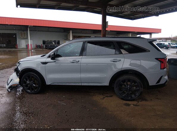 5XYRK4LF0NG134856 2022 KIA SORENTO Gray Rear interior view
