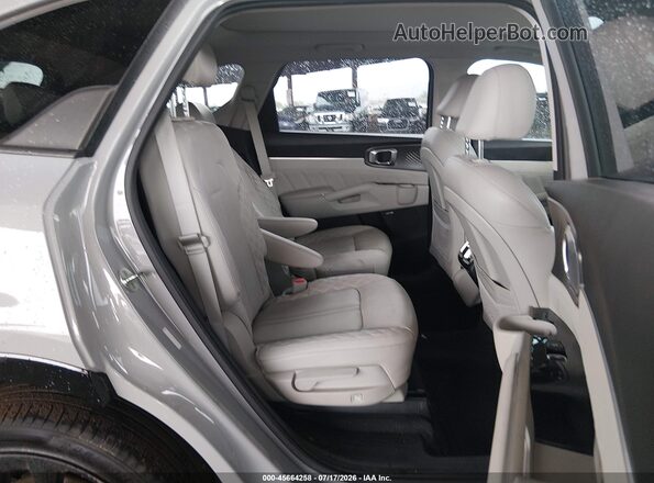 5XYRK4LF0NG134856 2022 KIA SORENTO Gray VIN sticker view