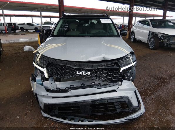 5XYRK4LF0NG134856 2022 KIA SORENTO Gray Dashboard view