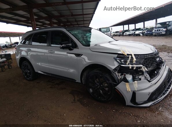 5XYRK4LF0NG134856 2022 KIA SORENTO Gray Instrument cluster view