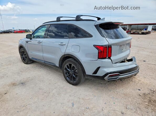 5XYRK4LF0NG152323 2022 KIA SORENTO Gray Tył lewy