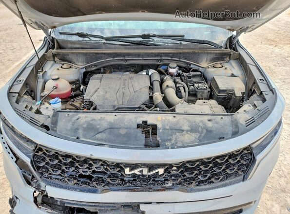 5XYRK4LF0NG152323 2022 KIA SORENTO Gray Widok komory silnika