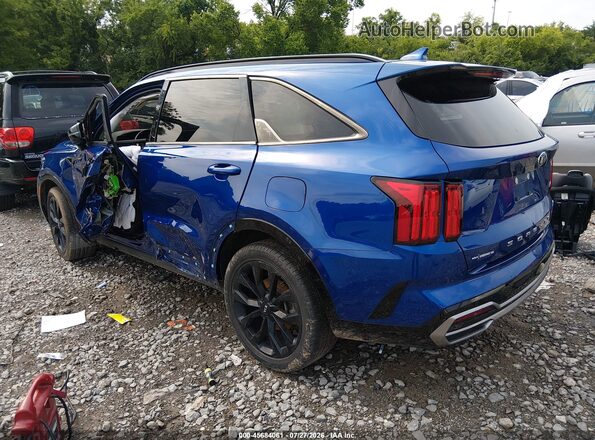 5XYRK4LF1MG044887 2021 KIA SORENTO Blue Rear left