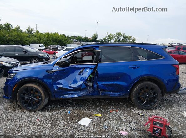 5XYRK4LF1MG044887 2021 KIA SORENTO Blue 