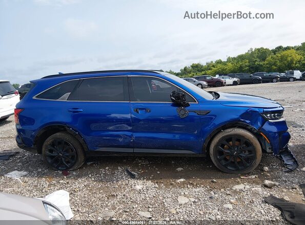 5XYRK4LF1MG044887 2021 KIA SORENTO Blue 360 interior view