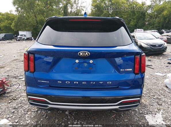 5XYRK4LF1MG044887 2021 KIA SORENTO Blue 