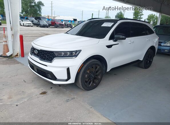 5XYRK4LF2MG072777 2021 KIA SORENTO White Передня ліва чверть