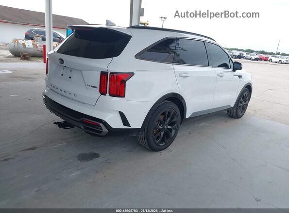 5XYRK4LF2MG072777 2021 KIA SORENTO White Задня права чверть