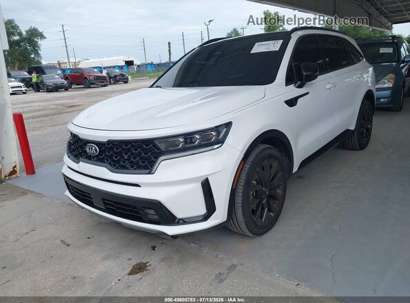 5XYRK4LF2MG072777 2021 KIA SORENTO White Вид спереду